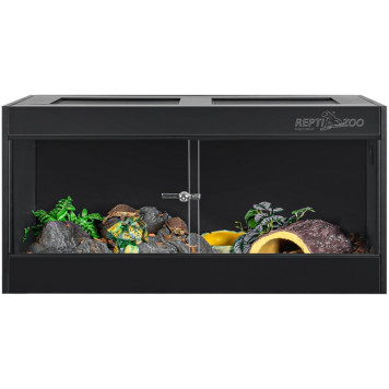 Тераріум з ПВХ Repti-Zoo Terrarium PVC 90x45x45 см (CN904545PN) з скляними дверцятами для рептилій і амфібій-1