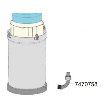 Входной патрубок для Eheim classic 150/250/350 (7470750/7470758)-1