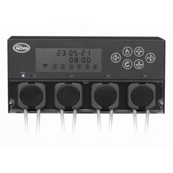Дозатор добрив четирьохканальний Aqua Nova 4x50 мл/хв (NXDP-4)