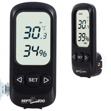 Гігрометр - термометр цифровий Repti-Zoo Digital Alarm Thermometer Hygrometer (SH129)-4