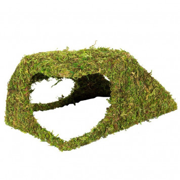 Схованка з живим мохом Repti-Zoo Natural Mossy Hill 26x18x13 см для тераріуму, рептилій і геконів (ERS30)-5