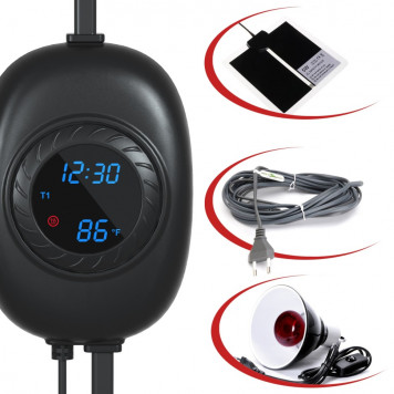Термостат з регуляцією потужності Repti-Zoo PID Dimming Mini Thermostat 500Вт. (TC03)-3