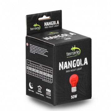 Інфрачервона нагрівальна лампа Terrario Nangola Red Night Light 50W-3
