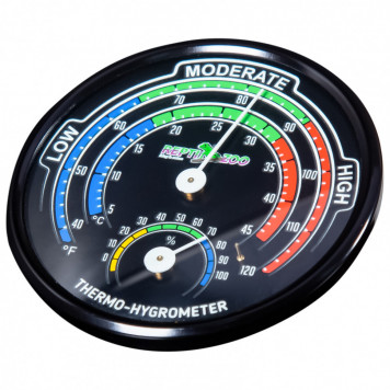 Гігрометр - термометр аналоговий Repti-Zoo Glowing Thermo / Hygrometer (RHT04)-2
