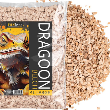 Натуральна деревна підстилка Aventerra DRAGOON Beech Large 4л для рептилій, павуків і гризунів-4