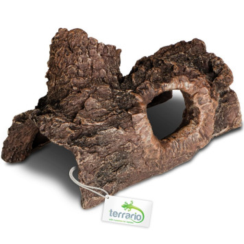 Декорація укриття Terrario Wood Cave M 18x11x10см (191210)-1