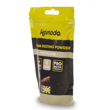 Кальцій Komodo Calcium Dusting Powder 200г. для рептилій та амфібій, порошок для живого корму (U45410)-1