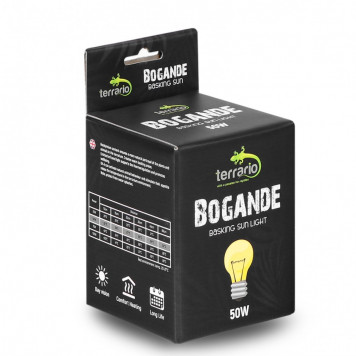 Лампа точкового нагріву Terrario Bogande Basking Sun Light 50w з UVA-променями для рептилій і тераріумів-3