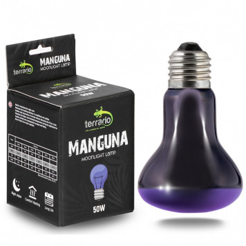 Нічна лампа з підігрівом Terrario Manguna Moonlight Lamp 50W для тераріумів без UVA