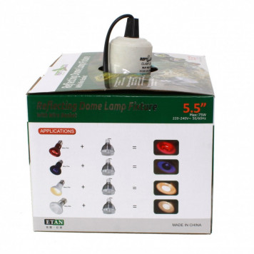 Світильник рефлекторний із захисною сіткою Repti-Zoo 75W (RL01)-6