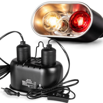 Світильник подвійний Terrario DUORAY 2.0 E27 2x60W для тераріуму-3