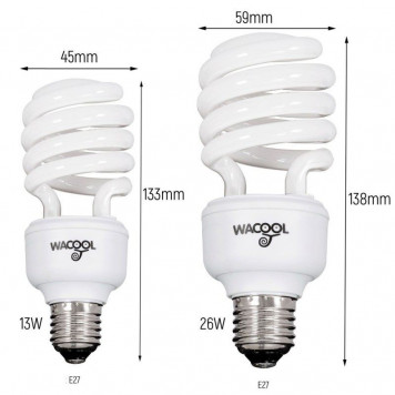 Лампа Е27 Wacool Tropical UVB 5.0 13W + UV card (SCT5013)-4