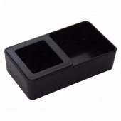 Миска подвійна для корму та води Terrario Double Dish із захистом від втечі корму