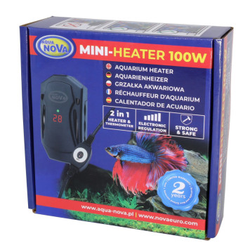 Нагрівач з електронним управлінням Aqua Nova 100Вт (MINI-HEATER-100W)-5