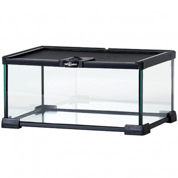 Тераріум Repti-Zoo AK09BG 31x21x15 см з вентиляцією і кришкою для рептилій, амфібій і комах