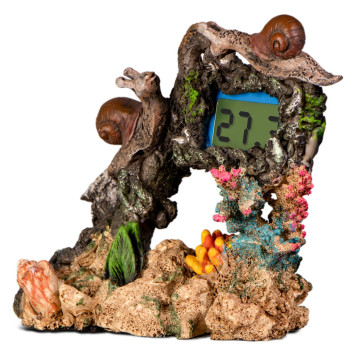 Декорація Yusee Aquarium Decor Thermometer з термометром LCD 14X6X11см (ys201030)-1