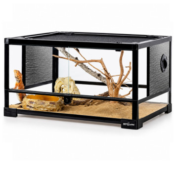 Террариум Repti-Zoo 60x45x32см со стеклянной дверцей, замком и водостойким дном (RK0117N)-3