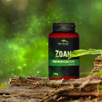 Кальцій без вітаміну D3 для рептилій Terrario Zoan Calcium without D3 150г.-1