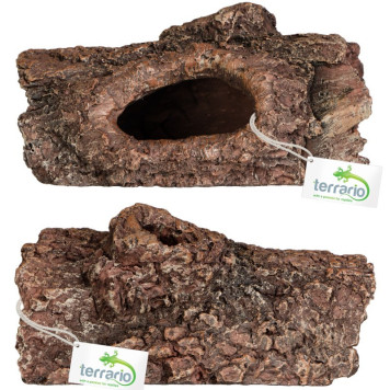 Декорація укриття Terrario Wood Cave S 14x9x7см (15108)-7