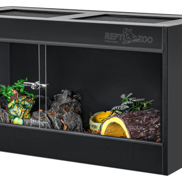 Тераріум з ПВХ Repti-Zoo Terrarium PVC 90x45x45 см (CN904545PN) з скляними дверцятами для рептилій і амфібій-5