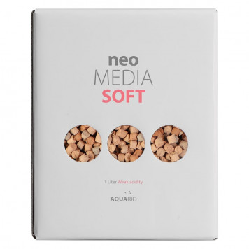 Наповнювач для біофільтрації зі зниженням pH Aquario Neo Media Soft Mini 1л-4
