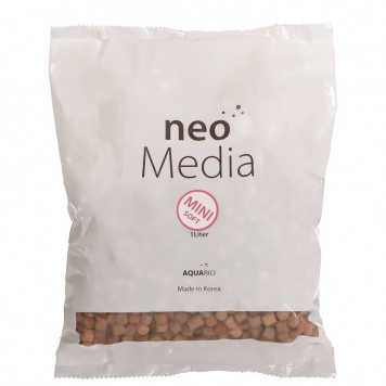 Наповнювач для біофільтрації зі зниженням pH Aquario Neo Media Soft Mini 1л-3