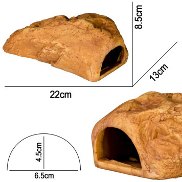 Декорація пещера Terrario Rock Shelter M 22x13x8,5см (SA23139)-1