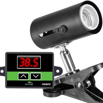 Світильник з затискної ручкою і термостатом ReptiSun Temperature Control 200W-4