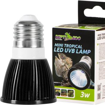 Лампа Repti-Zoo LED UVB 5.0 Tropical 3W (LEDU03T) для тропічного тераріуму-3
