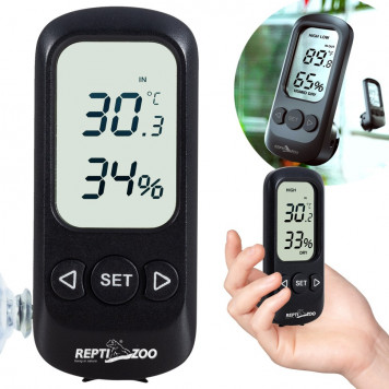 Гігрометр - термометр цифровий Repti-Zoo Digital Alarm Thermometer Hygrometer (SH129)-2