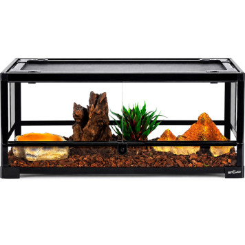 Террариум Repti-Zoo 60x45x32см со стеклянной дверцей, замком и водостойким дном (RK0117N)-1
