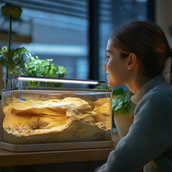 Світильник LED 40-50см для тераріумів з контролером часу Terrario ReptoRay 12W-4