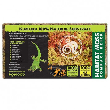 Живий мох Komodo Habitat Moss 100г 4.5л (83030)