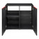 Тумба акварімна Eheim clearcab 200 Nero 90x50x80см (0260029)