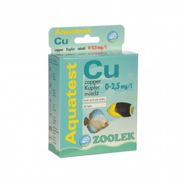 Тест на рівень міді Zoolek Aquatest Cu (1070)-1