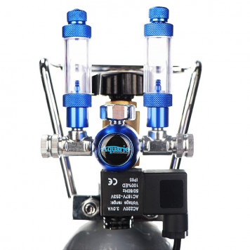 Редуктор CO2 Aquario BLUE TWIN Professional з електроклапаном на два виходи-4