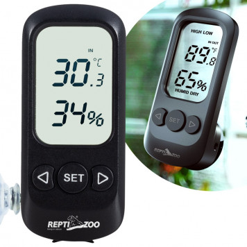 Гігрометр - термометр цифровий Repti-Zoo Digital Alarm Thermometer Hygrometer (SH129)-3