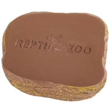Миска магнітна для живого корму Repti-Zoo Magnetic Food Dish 9×7×4 см (ERB45) з імітацією скелі для тераріумів-6