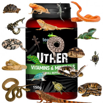 Вітаміни для рептилій і земноводних Terrario UTHER for Reptiles 150г-2