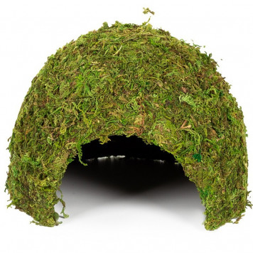 Схованка з моху Repti-Zoo Natural Mossy Dome L 22x17см ERS25L для тераріуму, рептилій і геконів, з живим мохом-2