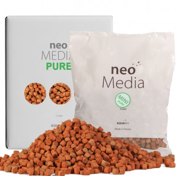 Наповнювач для біофільтрації з нейтральним pH Aquario Neo Media Pure Mini 1л.