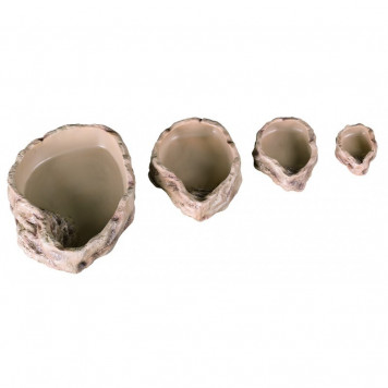 Миска для води або купання Repti-Zoo M 20x16x5см см керамічна (ERB09M)-3