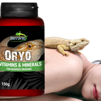 Вітаміни для бородатої агами Terrario ORYO for Bearded Dragons 150г.-2