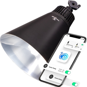 Світильник глибокий рефлекторний з Wi-Fi Repti-Zoo Smart Wi-Fi Deep Lamp L 150W (ZRL02LB)-2