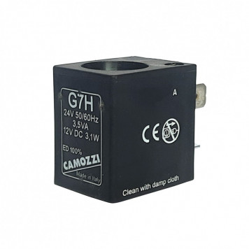 Котушка для електроклапана 3,1W Camozzi DC 12V/AC 24V (G7H)-1