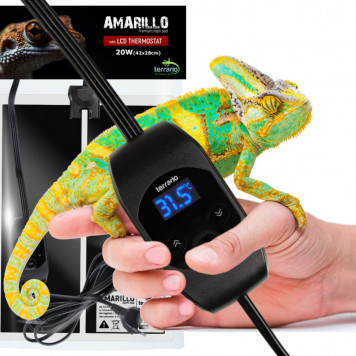 Нагрівальний мат з термостатом Terrario Amarillo 20W 42x28см-7
