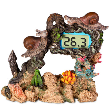 Декорація Yusee Aquarium Decor Thermometer з термометром LCD 14X6X11см (ys201030)-2
