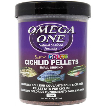 Omega One Cichlid Pellets S (119g)