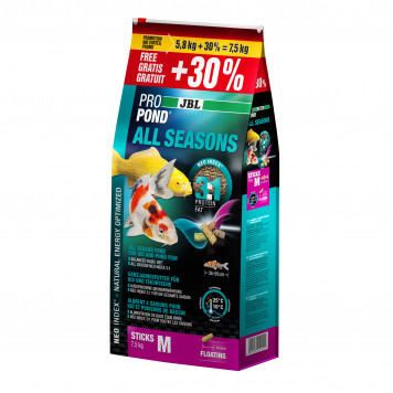 Корм для прудовых рыб JBL Propond All Seasons M 7,5 кг. (42 л.)